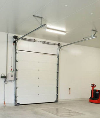 Steel Overhead Sectional Door With Noise-Reducing Remote Control Electric Automatic