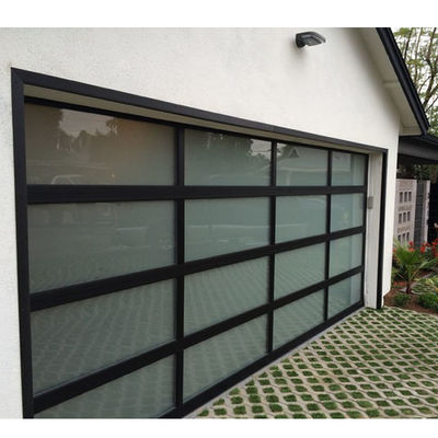 Noise Insulation Aluminum Sectional Door Customized CE / ISO9001