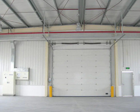 Customized Industrial Aluminum Sectional Door 40mm Thickness Anti Breaking