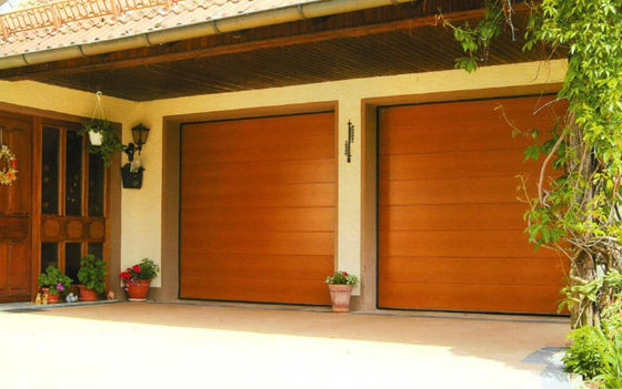 Custom Insulated Sectional Doors Aluminum Alloy  Garage / Shop Position Wholesale Exterior Factory Manufacturing