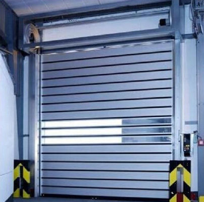 Industrial Insulated Sectional Overhead Door Vertical Lifting Sliding Roll Up Metal For Warehouse