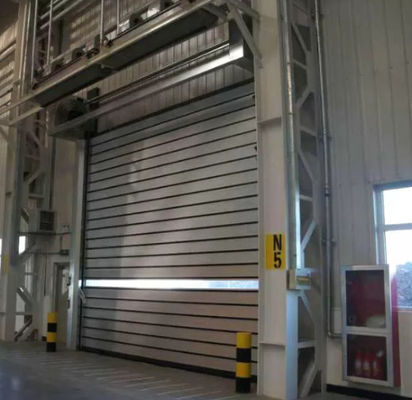 Security Outdoor Modern Design China Supplier Resist Wind 40mm High Speed Spiral Door Aluminum Alloy For Outdoor