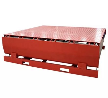 Air Powered Bay Hydraulic Loading Dock Leveler Equipment Steel Structure