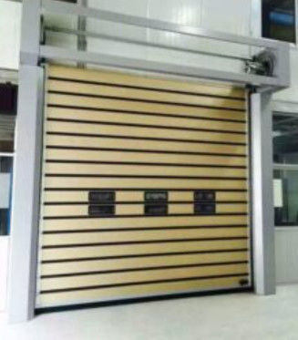 Aluminum Transparent High Speed Spiral Door Safety Efficiency Automatic Warehouse