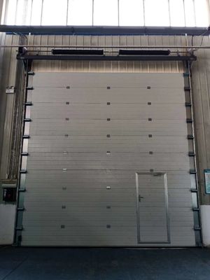 Industrial Insulated Sectional Door Overhead Sandwich Panel SUS304 EPDM Sealing