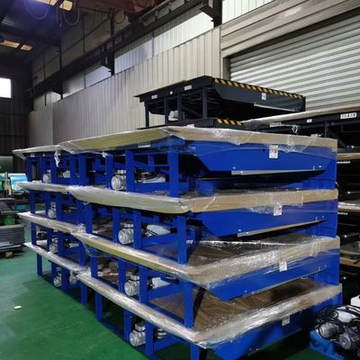 Hydraulic Forklift Loading Dock Leveler Container Platform Anti Skid Plate